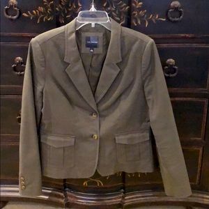 The Limited Tailored Blazer-Olive Green; Large